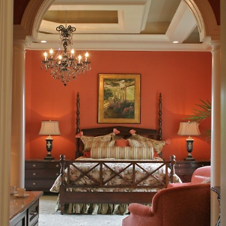 Master Bedroom with Tray Ceiling