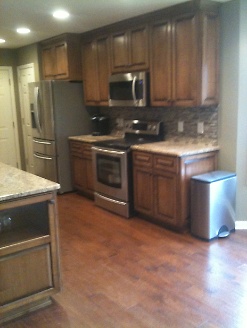 New Hardwood Floors in Kitchen